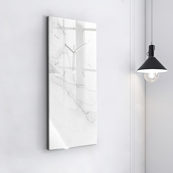 Modern vertical wall clock Decorative marble