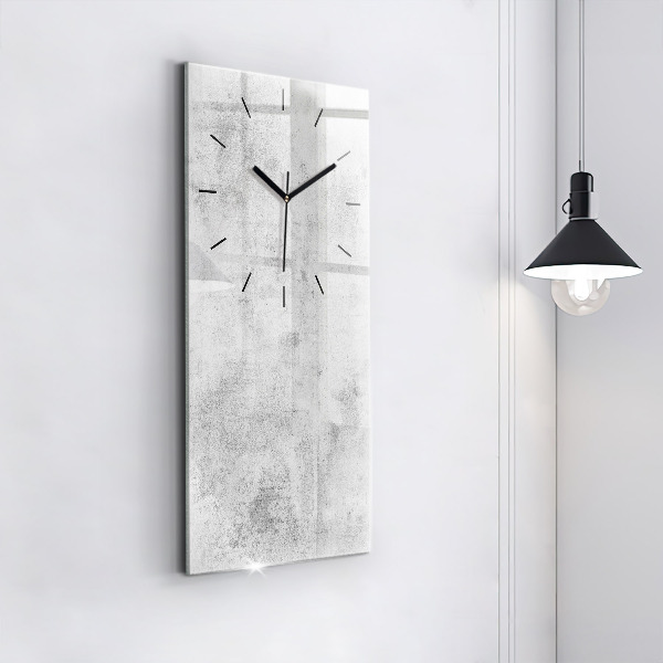 Modern vertical wall clock Concrete wall