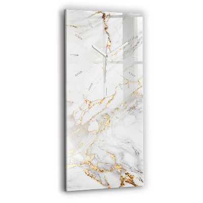 Modern vertical wall clock Decorative marble