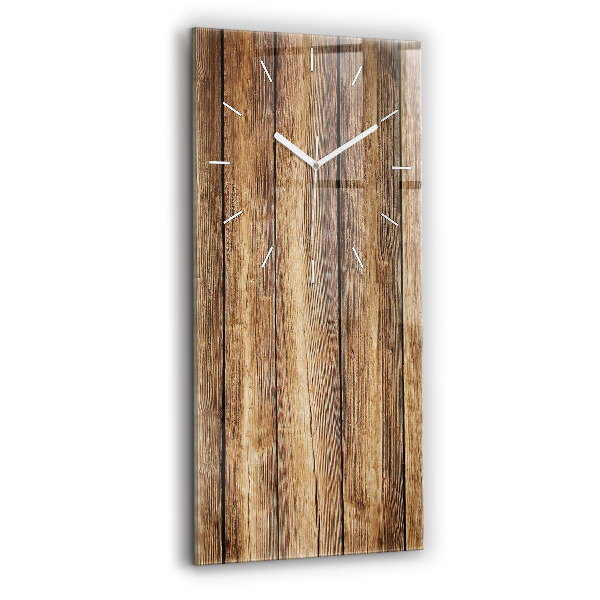 Modern vertical wall clock Wooden boards