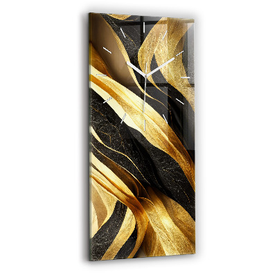 Modern vertical wall clock Elegant abstraction