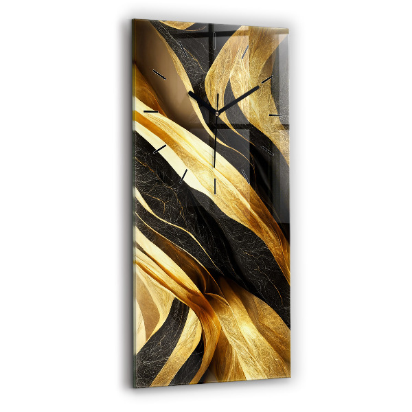 Modern vertical wall clock Elegant abstraction