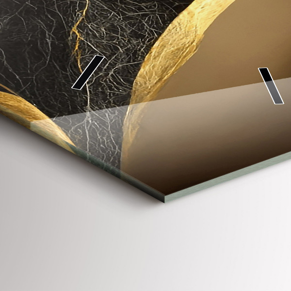 Modern vertical wall clock Elegant abstraction
