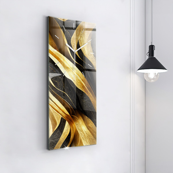 Modern vertical wall clock Elegant abstraction