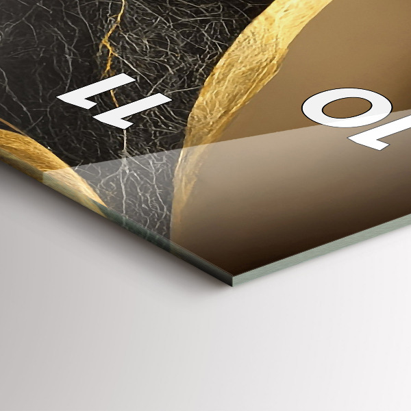 Modern vertical wall clock Elegant abstraction