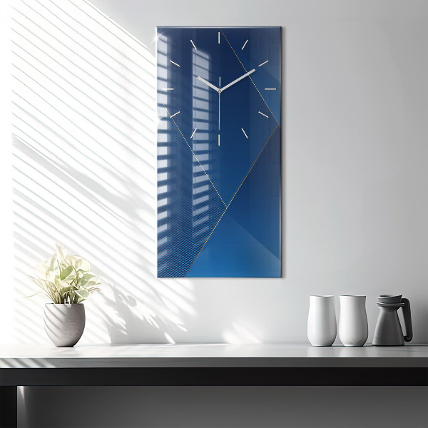 Modern vertical wall clock Decorative abstraction