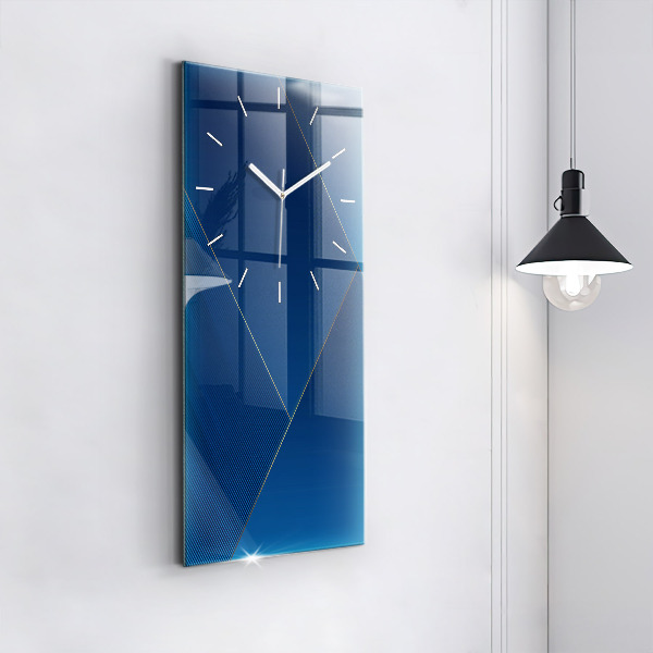 Modern vertical wall clock Decorative abstraction