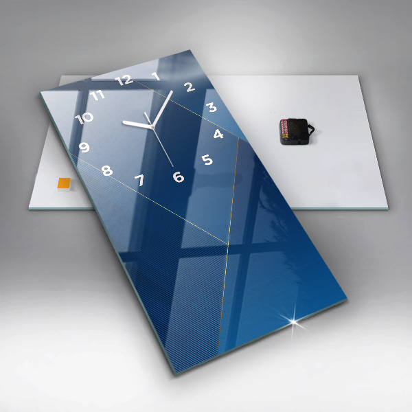 Modern vertical wall clock Decorative abstraction