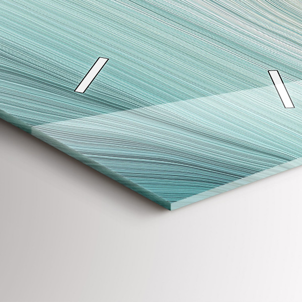 Modern vertical wall clock Wave abstraction