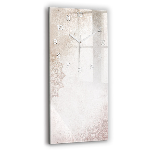 Modern vertical wall clock Decorative pattern