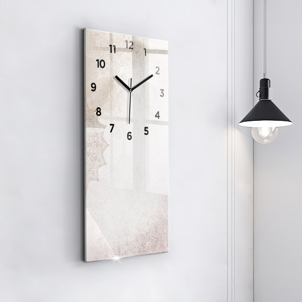 Modern vertical wall clock Decorative pattern