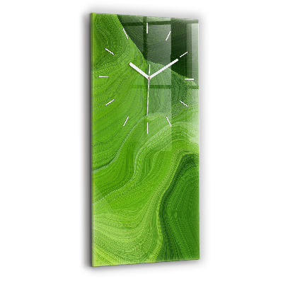 Modern vertical wall clock Modern waves