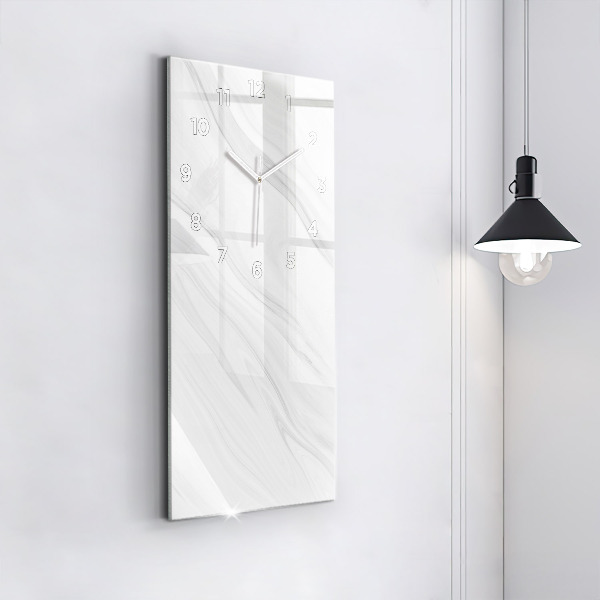 Modern vertical wall clock Decorative marble