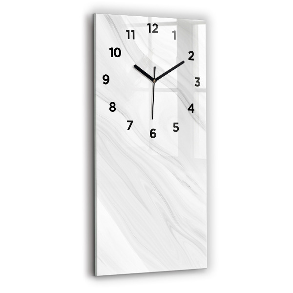 Modern vertical wall clock Decorative marble