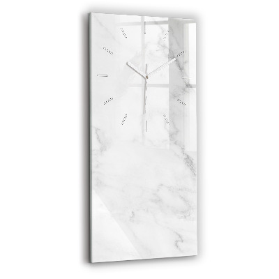 Modern vertical wall clock Elegant marble
