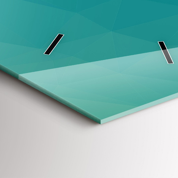 Modern vertical wall clock Sea abstraction