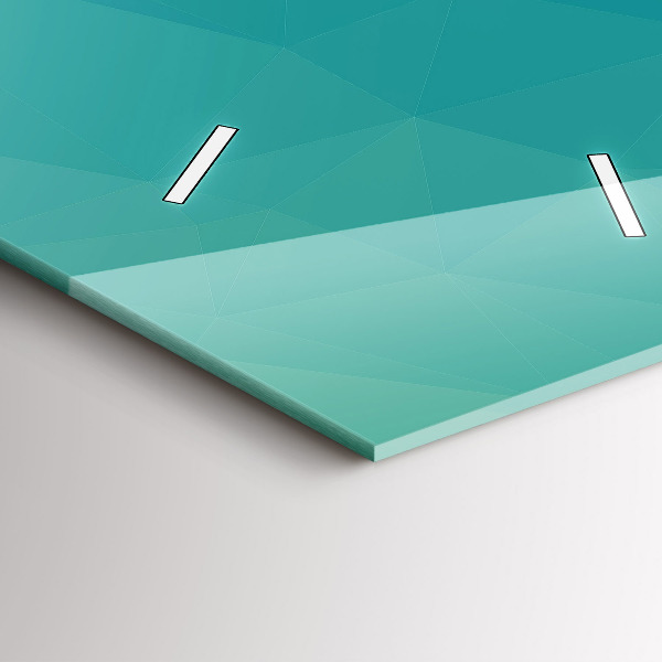 Modern vertical wall clock Sea abstraction