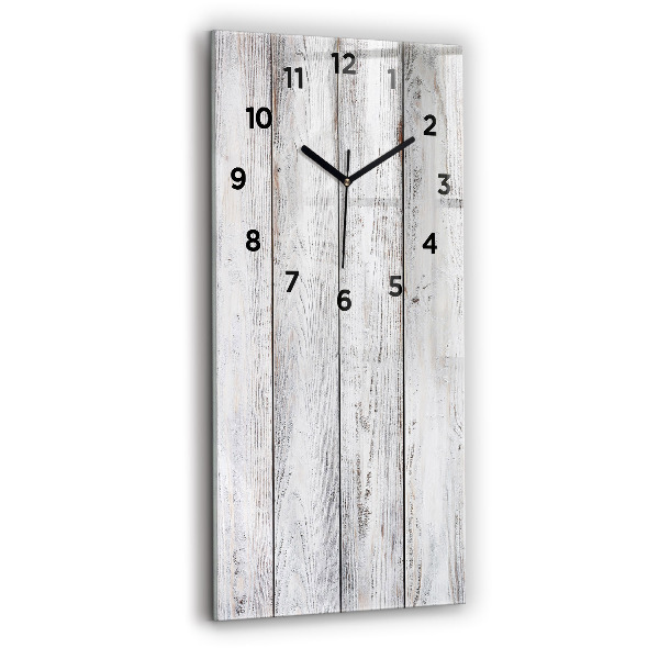 Modern vertical wall clock Painted boards