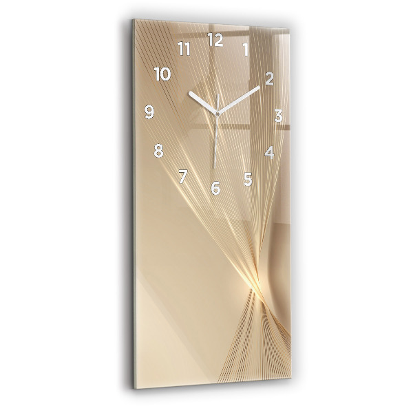 Modern vertical wall clock Abstract light