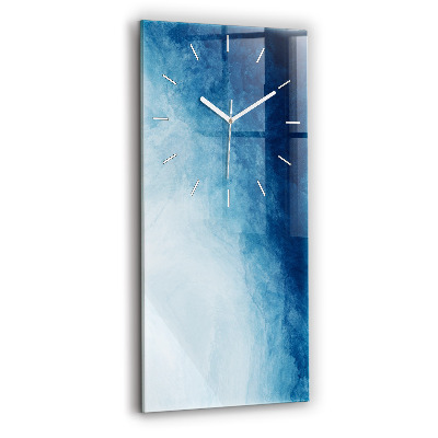 Modern vertical wall clock Abstraction water