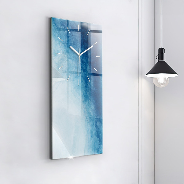 Modern vertical wall clock Abstraction water