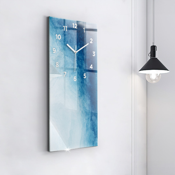 Modern vertical wall clock Abstraction water