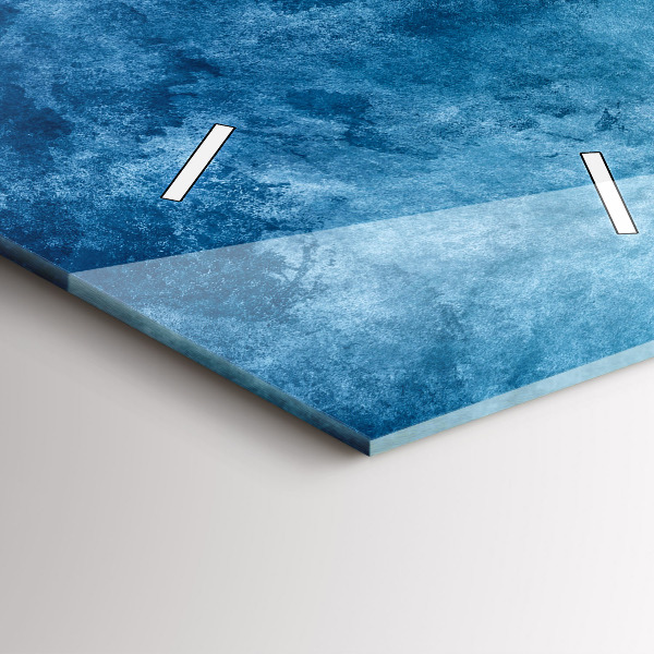 Modern vertical wall clock Abstraction water