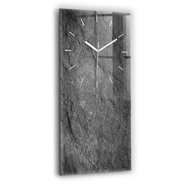 Modern vertical wall clock Volcanic rock