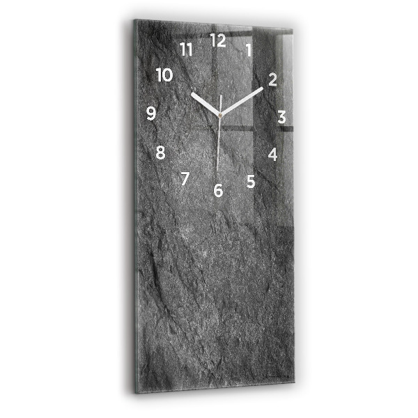 Modern vertical wall clock Volcanic rock