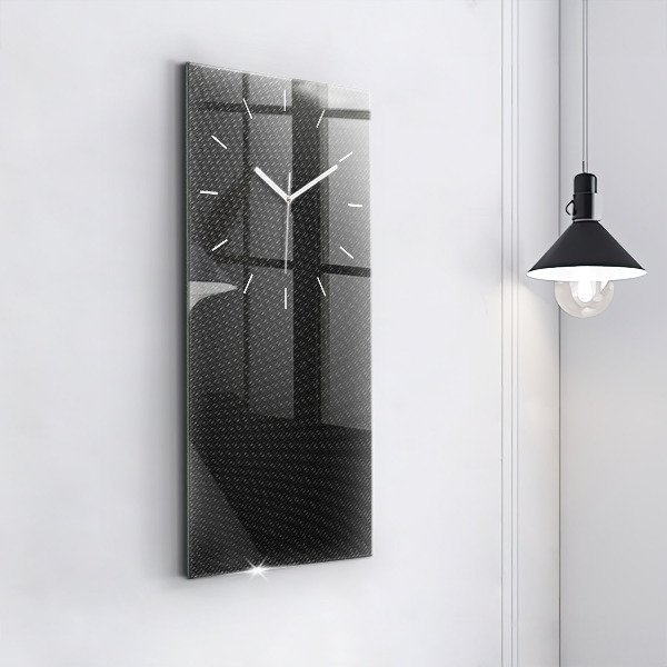 Modern vertical wall clock Dark abstraction