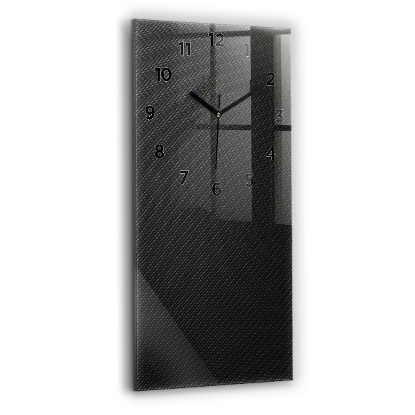 Modern vertical wall clock Dark abstraction