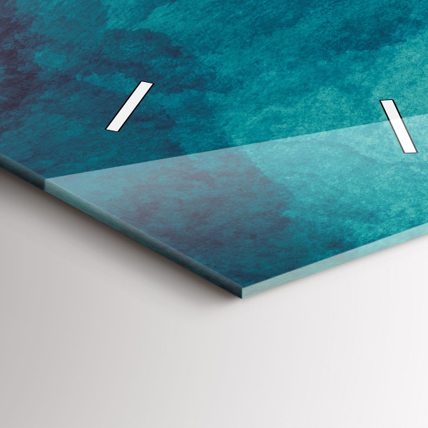 Modern vertical wall clock Abstraction depth