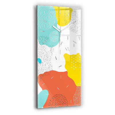 Modern vertical wall clock POP Abstraction