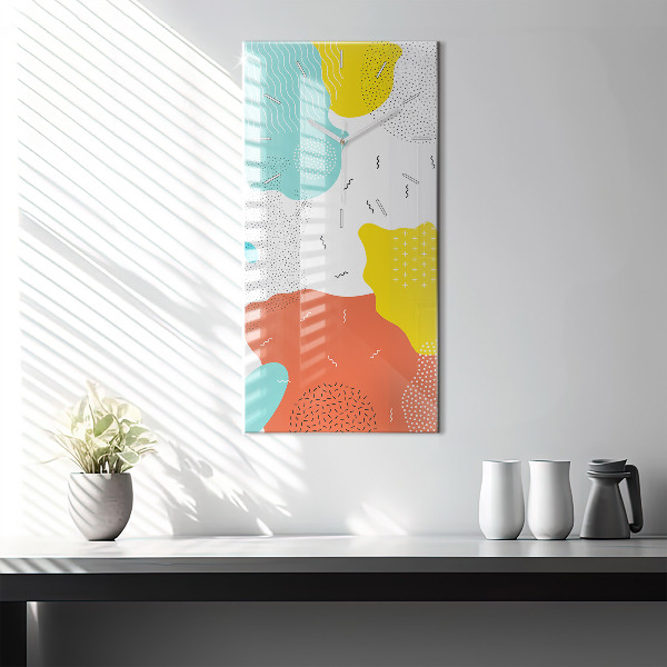 Modern vertical wall clock POP Abstraction