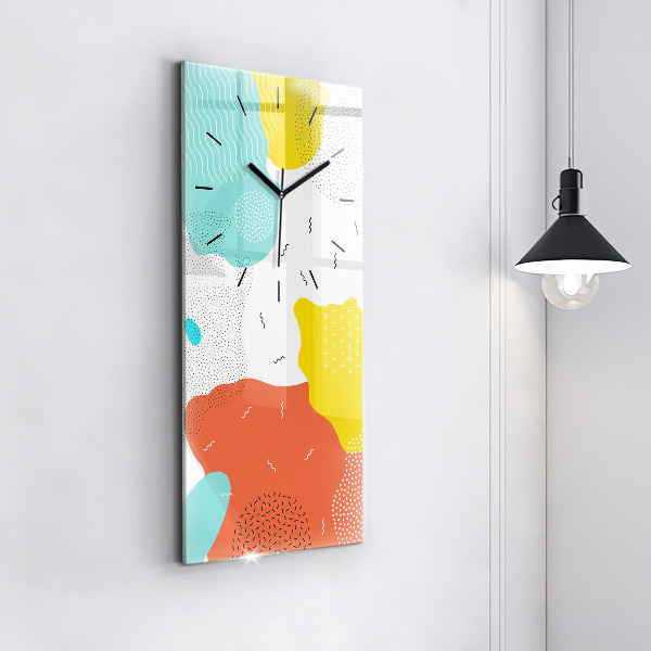 Modern vertical wall clock POP Abstraction