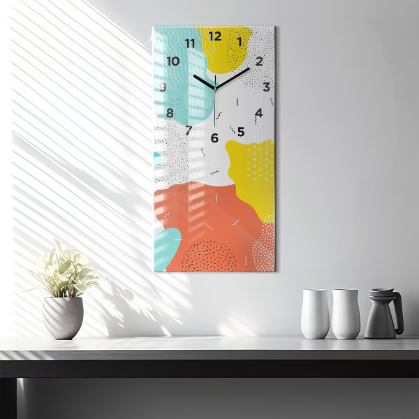 Modern vertical wall clock POP Abstraction