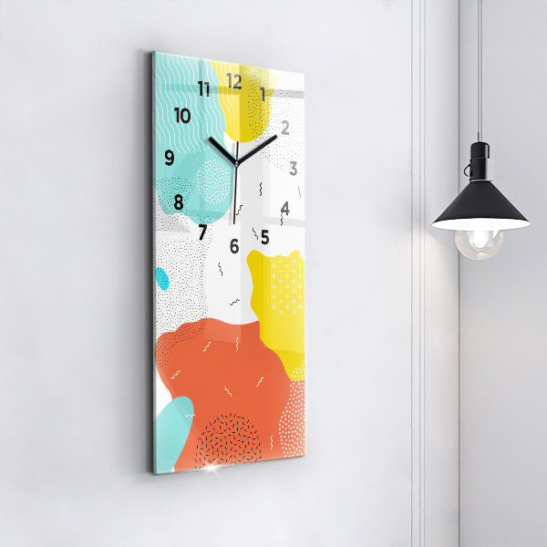 Modern vertical wall clock POP Abstraction