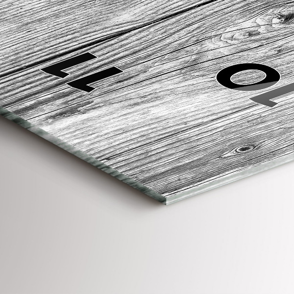 Modern vertical wall clock Wooden panels