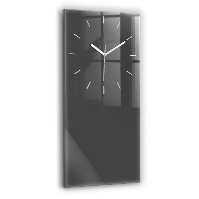 Modern vertical wall clock Color gray