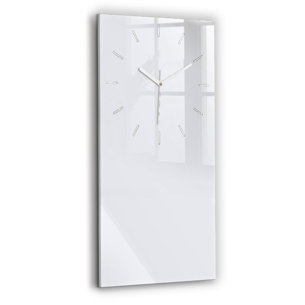 Modern vertical wall clock Color dark white