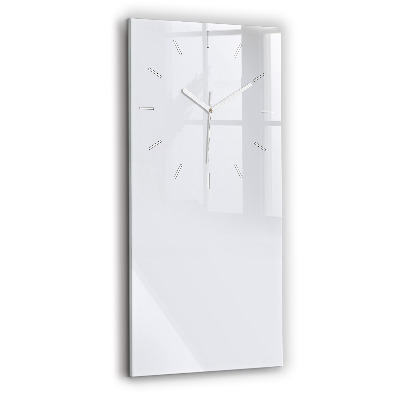 Modern vertical wall clock Color dark white