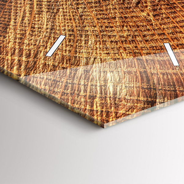 Modern vertical wall clock Old tree stump