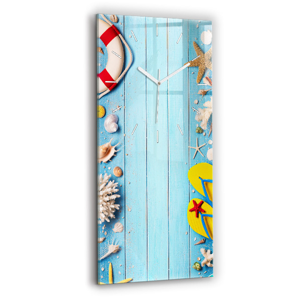 Modern vertical wall clock Beach accessories
