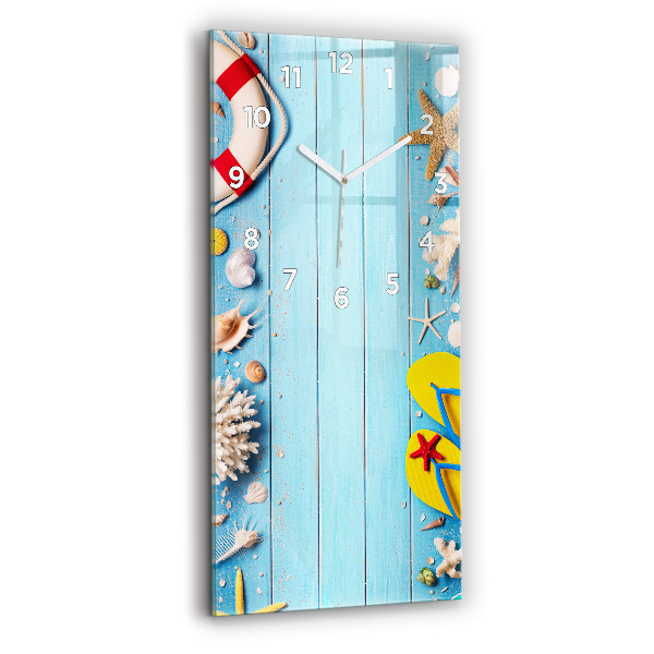 Modern vertical wall clock Beach accessories
