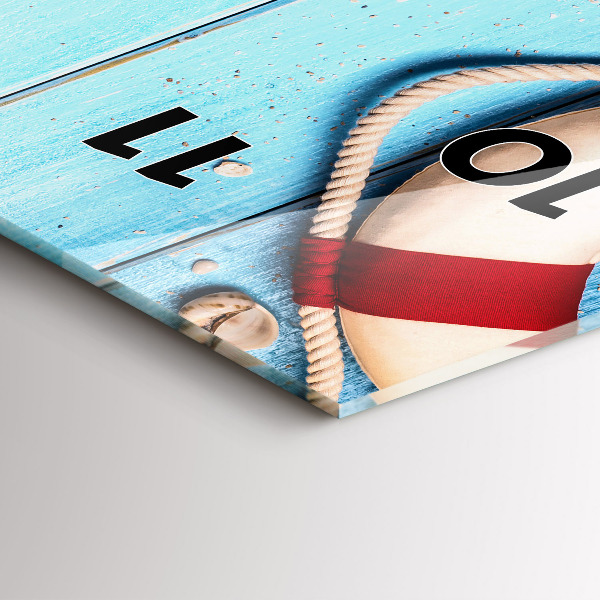 Modern vertical wall clock Beach accessories