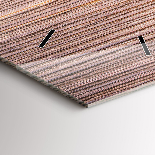 Modern vertical wall clock Peppers