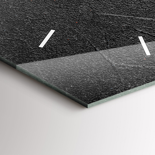 Modern vertical wall clock Red peppers