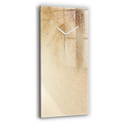 Modern vertical wall clock Golden abstraction