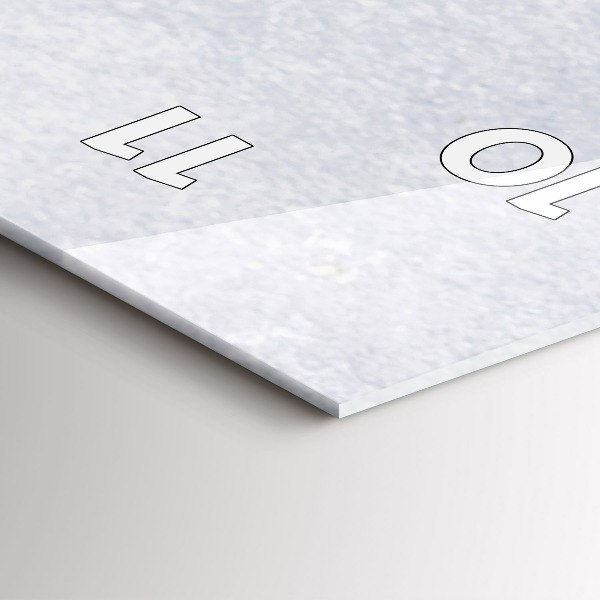 Modern vertical wall clock A piece of cake