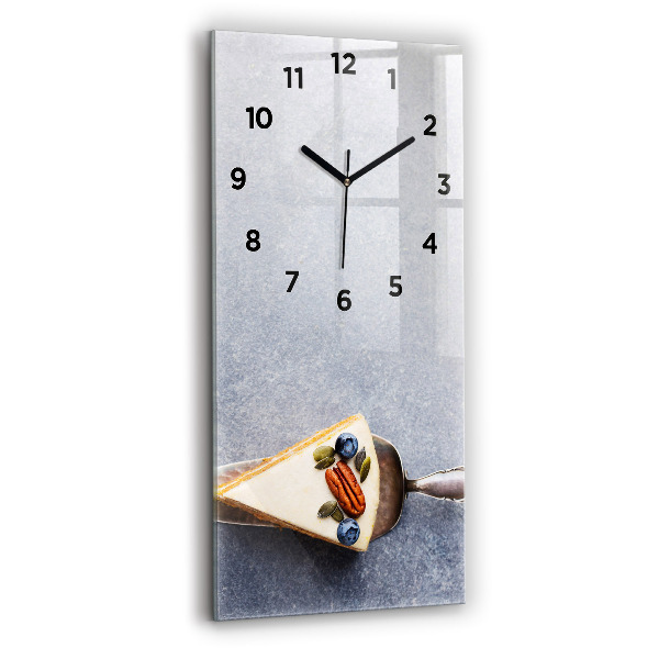 Modern vertical wall clock A piece of cake